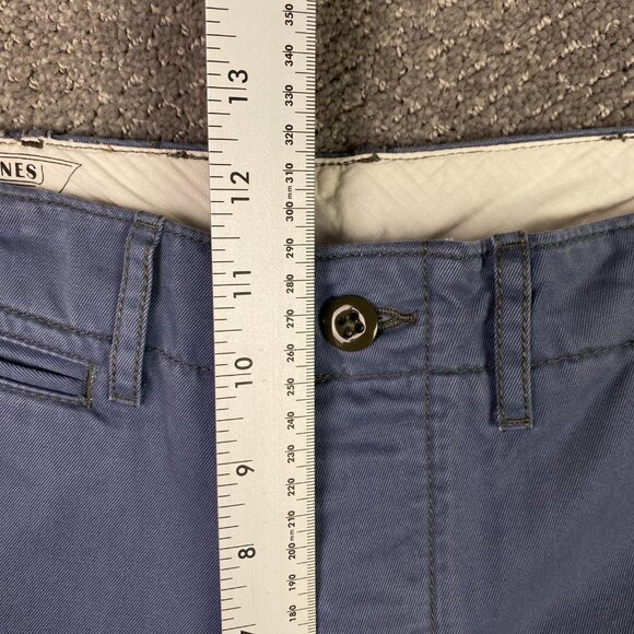 Wallace & Barnes Officer's Chino Pants Men's 35 x 32 Fit 36x30 Blue Field Cotton - Picture 13 of 16